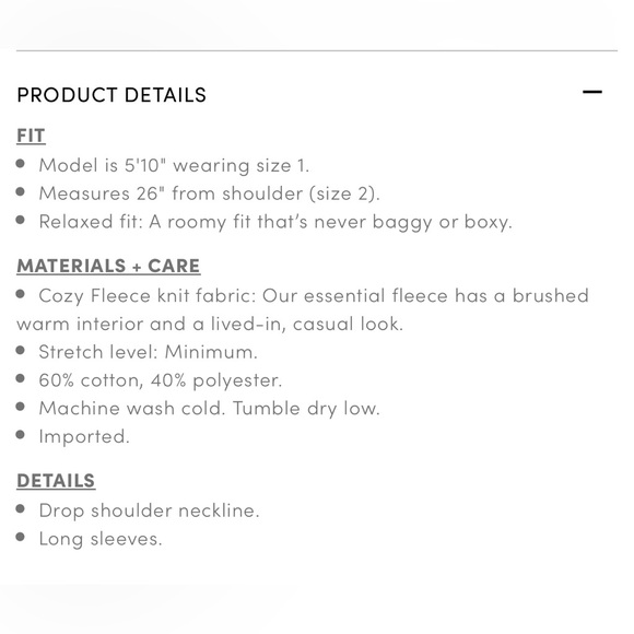 Torrid Relaxed Fit Cozy Fleece Notch Neck Drop Shoulder size 4 - Picture 4 of 4